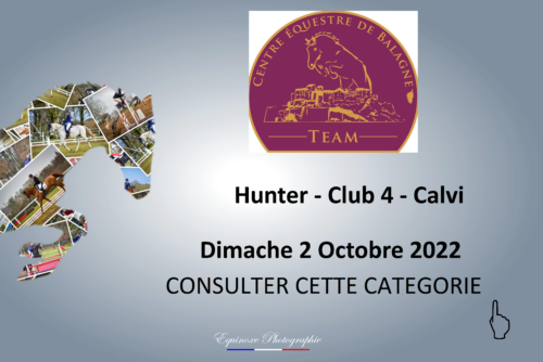 Hunter - Club 4 - Calvi - 02/10/2022