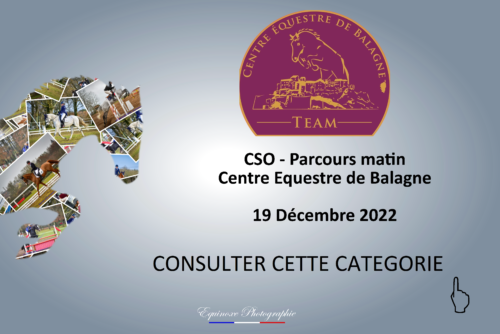 CSO - Parcours Matin - Centre Equestre de Balagne - 19/12/2022