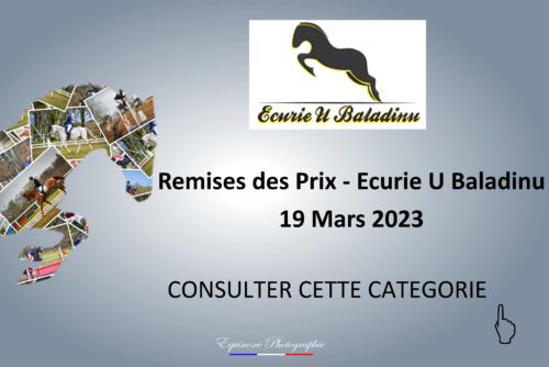 Remises Des Prix - Ecurie U Baladinu - 19/03/2023
