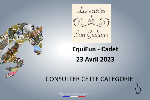 EquiFun - Cadet - Les Ecuries de San Giuliano - 23/04/2023