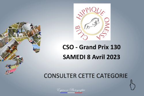 CSO - Grand Prix 130 - Club Hippique d'Omessa - 08/04/2023