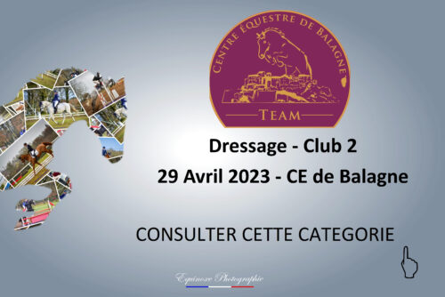 Dressage - Club 2 - CE de Balagne - 29/04/2023