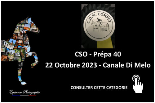 CSO - Prépa 40 - Canale Di Melo - 22/10/2023